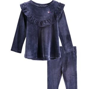 Girls Tommy Hilfiger Velvet Matching Set